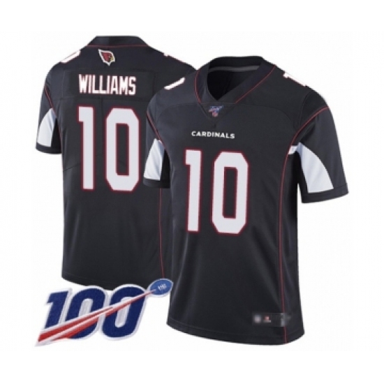 Men's Arizona Cardinals 10 Chad Williams Black Alternate Vapor Untouchable Limited Player 100th Season Football Jersey