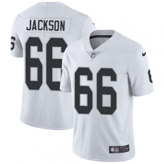 Youth Nike Oakland Raiders 66 Gabe Jackson White Vapor Untouchable Limited Player NFL Jersey