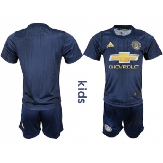 Manchester United Blank Third Kid Soccer Club Jersey