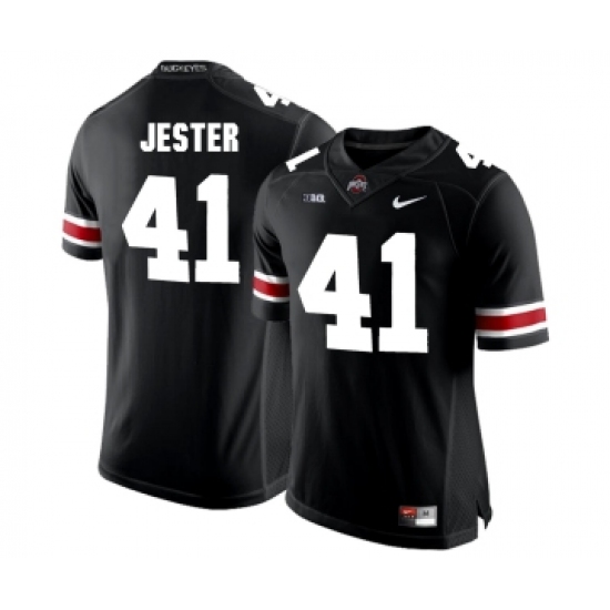 Ohio State Buckeyes 41 Hayden Jester Black College Football Jersey