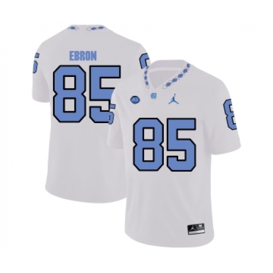 North Carolina Tar Heels 85 Eric Ebron White College Football Jersey