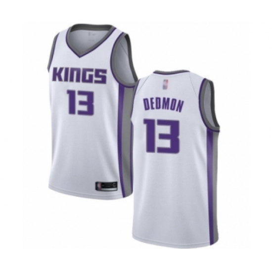 Youth Sacramento Kings 13 Dewayne Dedmon Swingman White Basketball Jersey - Association Edition