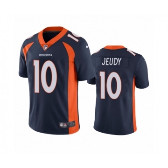Denver Broncos 10 Jerry Jeudy Navy 2020 NFL Draft Vapor Limited Jersey