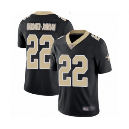 Men's New Orleans Saints 22 Chauncey Gardner-Johnson Black Team Color Vapor Untouchable Limited Player Football Jersey