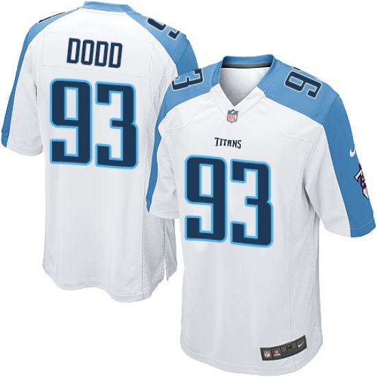 Men's Nike Tennessee Titans 93 Kevin Dodd Game White NFL Jersey