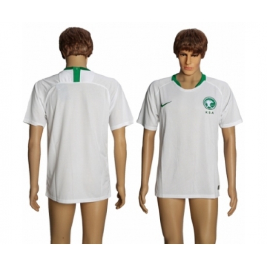 Saudi Arabia Blank Home Soccer Country Jersey