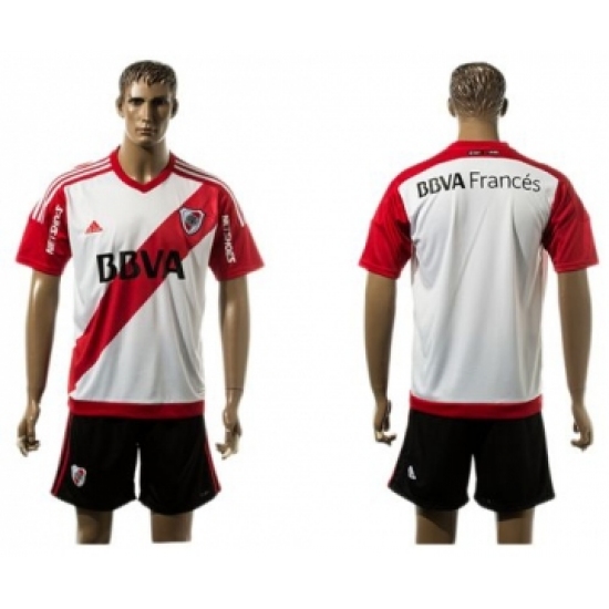 River Plate Blank Home Soccer Club Jersey