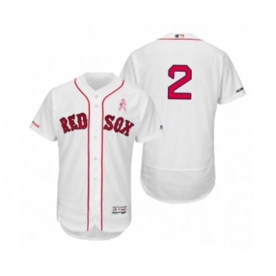 Men's Xander Bogaerts Boston Red Sox 2 White 2019 Mothers Day flex base Jersey