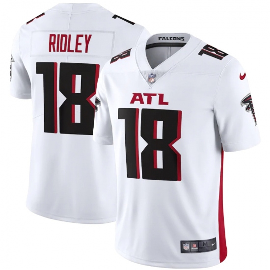 Men's Atlanta Falcons 18 Calvin Ridley Nike White Vapor Limited Jersey.webp