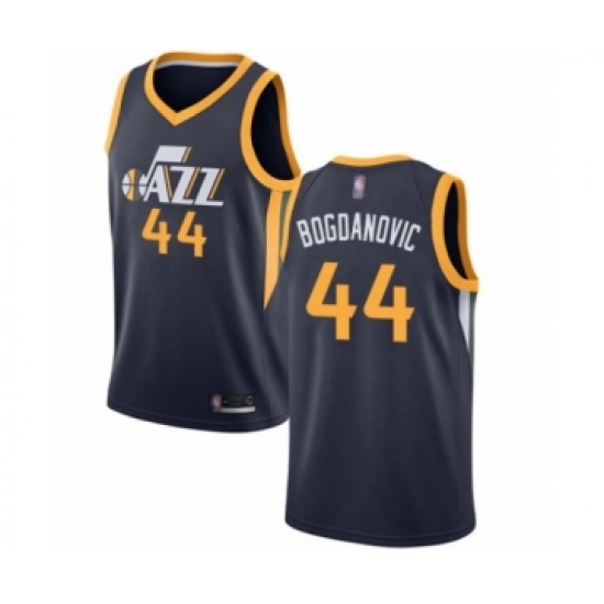 Youth Utah Jazz 44 Bojan Bogdanovic Swingman Navy Blue Basketball Jersey - Icon Edition