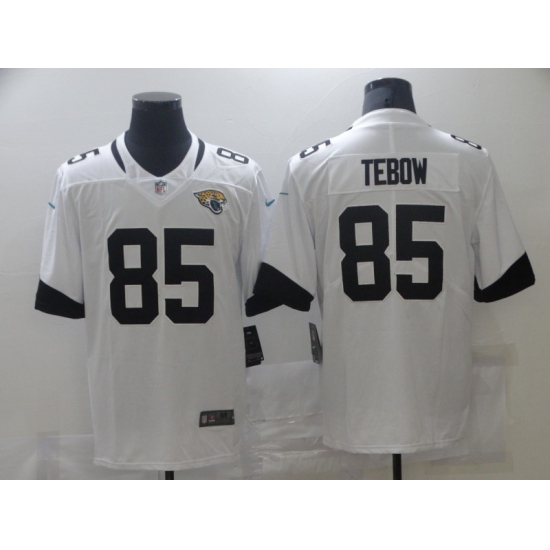 Men's Jacksonville Jaguars 85 Tim Tebow Nike White 2021 Alternate Limited Jersey