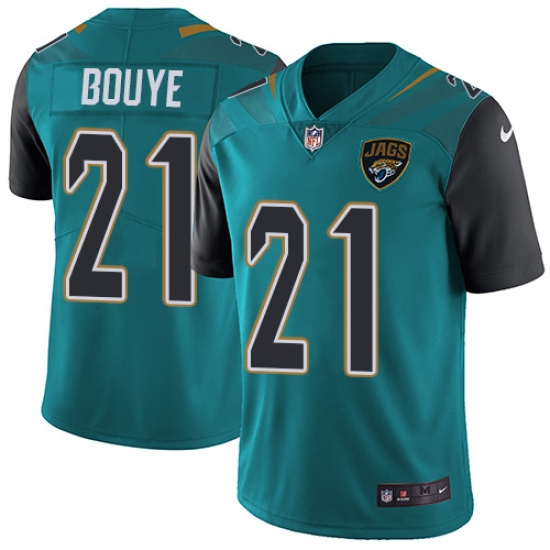 Men's Nike Jacksonville Jaguars 21 A.J. Bouye Teal Green Team Color Vapor Untouchable Limited Player NFL Jersey