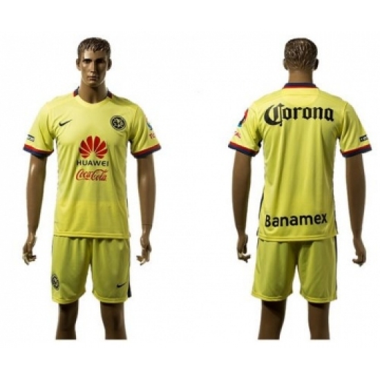 Club De Futbol America Blank Home Soccer Club Jersey