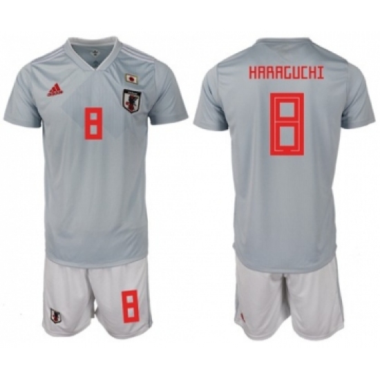 Japan 8 Haraguchi Away Soccer Country Jersey