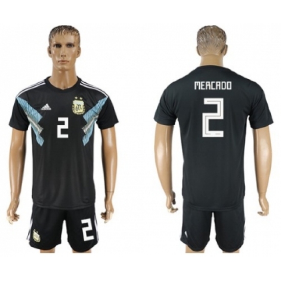 Argentina 2 Mercado Away Soccer Country Jersey