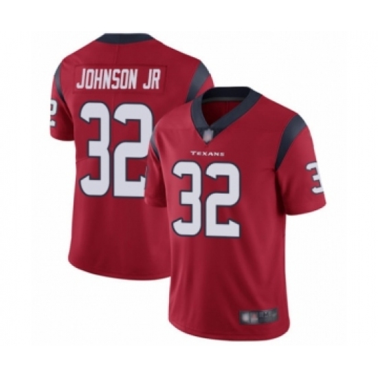 Men's Houston Texans 32 Lonnie Johnson Red Alternate Vapor Untouchable Limited Player Football Jersey