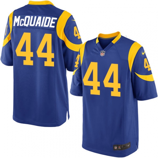 Men's Nike Los Angeles Rams 44 Jacob McQuaide Game Royal Blue Alternate NFL Jersey