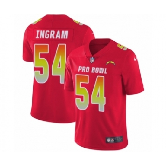 Youth Nike Los Angeles Chargers 54 Melvin Ingram Limited Red AFC 2019 Pro Bowl NFL Jersey