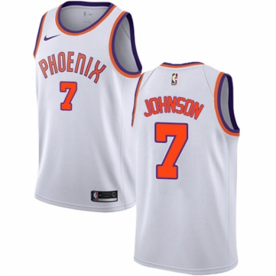 Women's Nike Phoenix Suns 7 Kevin Johnson Authentic NBA Jersey - Association Edition