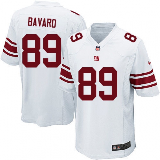 Men's Nike New York Giants 89 Mark Bavaro Game White NFL Jersey