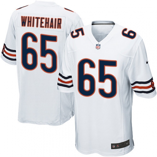 Men's Nike Chicago Bears 65 Cody Whitehair Game White NFL Jersey