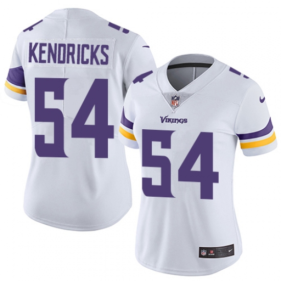 Women's Nike Minnesota Vikings 54 Eric Kendricks White Vapor Untouchable Limited Player NFL Jersey