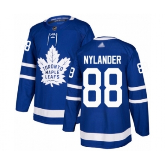 Men's Toronto Maple Leafs 88 William Nylander Authentic Royal Blue Home Hockey Jersey