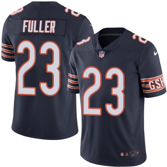 Men's Nike Chicago Bears 23 Kyle Fuller Navy Blue Team Color Vapor Untouchable Limited Player NFL Jersey