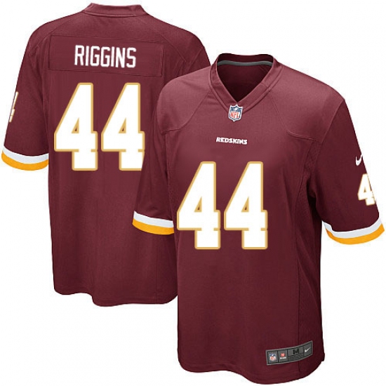 Men's Nike Washington Redskins 44 John Riggins Game Burgundy Red Team Color NFL Jersey