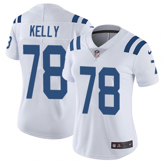Women's Nike Indianapolis Colts 78 Ryan Kelly Elite White NFL Jersey