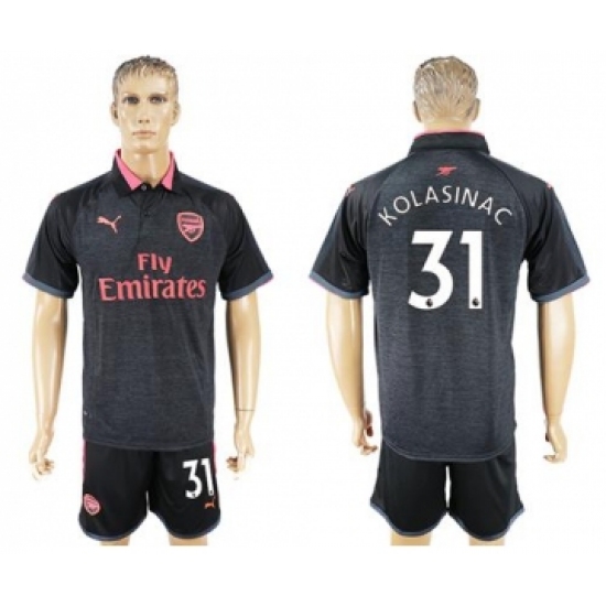 Arsenal 31 Kolasinac Sec Away Soccer Club Jersey