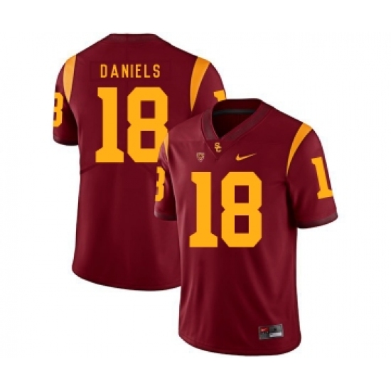 USC Trojans 18 JT Daniels Red College Football Jersey