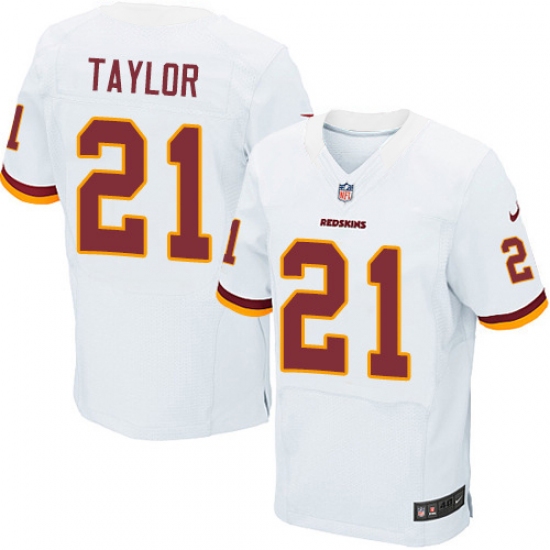 Men's Nike Washington Redskins 21 Sean Taylor New Elite White NFL Jersey