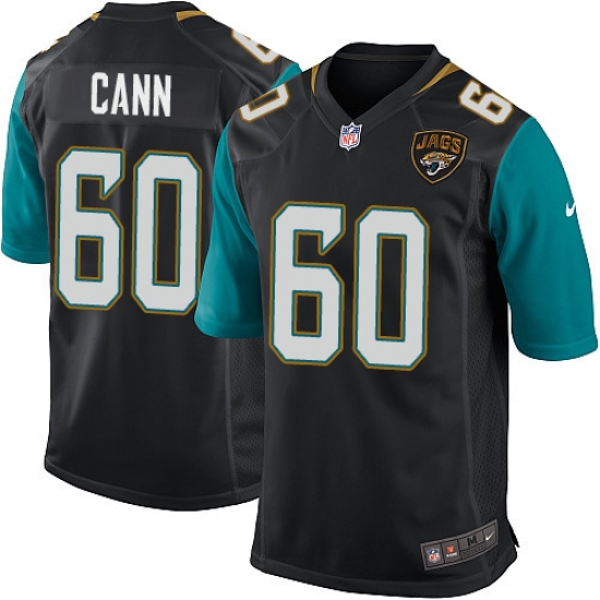 Men's Nike Jacksonville Jaguars 60 A. J. Cann Game Black Alternate NFL Jersey