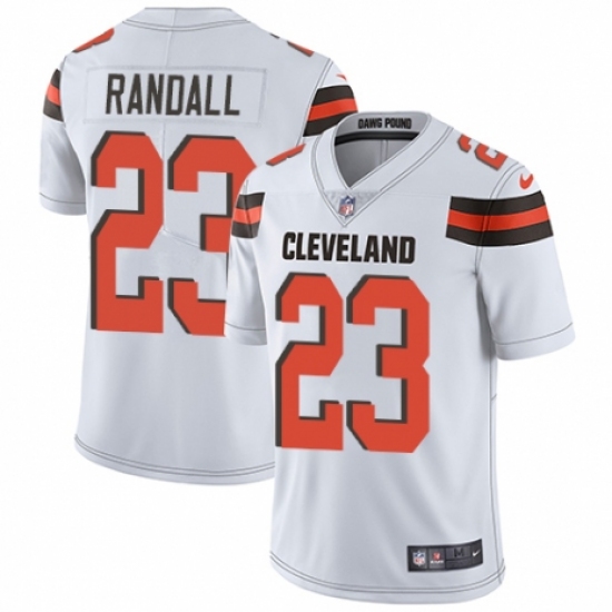 Youth Nike Cleveland Browns 23 Damarious Randall White Vapor Untouchable Limited Player NFL Jersey