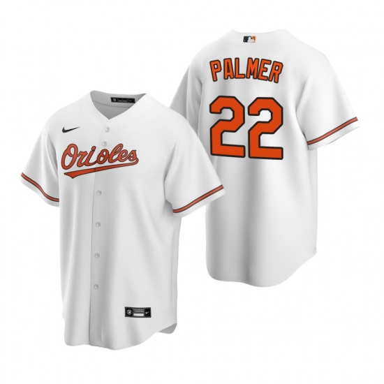 Men's Nike Baltimore Orioles 22 Jim Palmer White Home Stitched Baseball Jersey