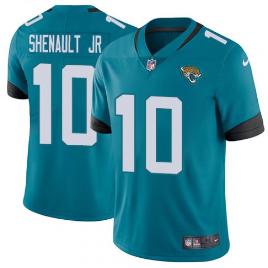 Men's Jacksonville Jaguars 10 Laviska Shenault Jr. Teal Green Alternate Stitched Vapor Untouchable Limited Jersey