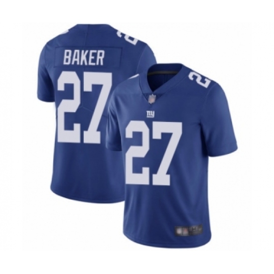 Youth New York Giants 27 Deandre Baker Royal Blue Team Color Vapor Untouchable Limited Player Football Jersey