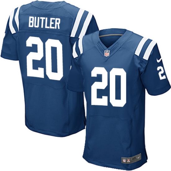 Men's Nike Indianapolis Colts 20 Darius Butler Elite Royal Blue Team Color NFL Jersey