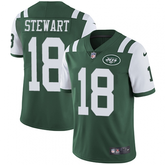 Men's Nike New York Jets 18 ArDarius Stewart Green Team Color Vapor Untouchable Limited Player NFL Jersey