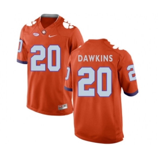 Clemson Tigers 20 Brian Dawkins Orange College Football Jersey