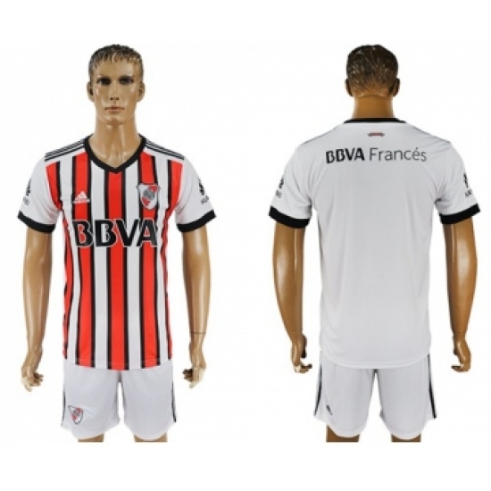 River Plate Blank Sec Away Soccer Club Jersey