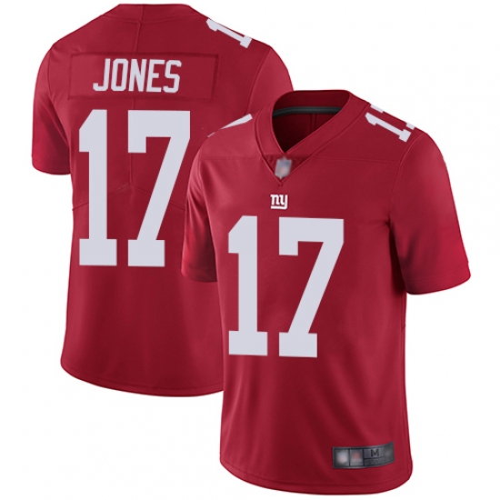 Youth Nike New York Giants 17 Daniel Jones Red Alternate Stitched NFL Vapor Untouchable Limited Jersey