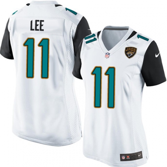 Women's Nike Jacksonville Jaguars 11 Marqise Lee Game White NFL Jersey