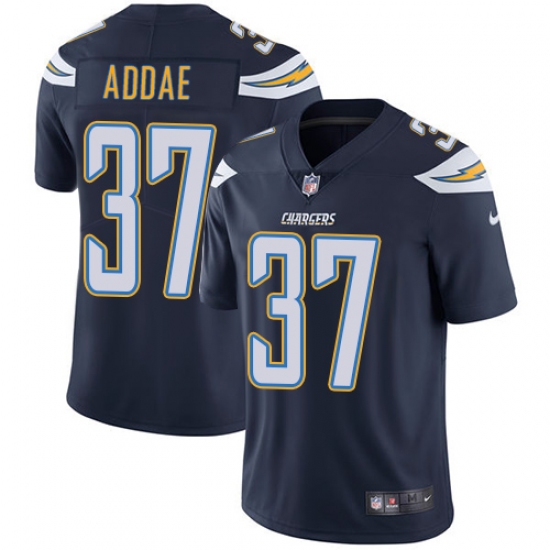 Youth Nike Los Angeles Chargers 37 Jahleel Addae Elite Navy Blue Team Color NFL Jersey