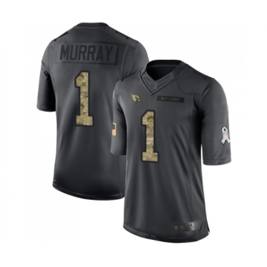 Youth Arizona Cardinals 1 Kyler Murray Limited Black 2016 Salute to Service Football Jersey