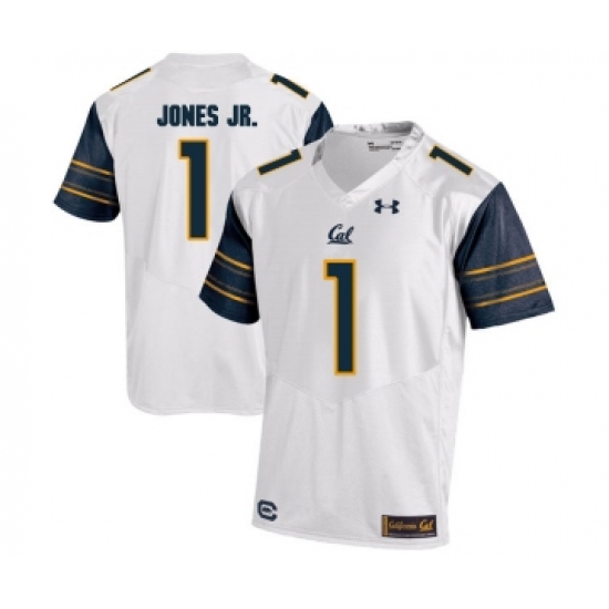 California Golden Bears 1 Marvin Jones Jr. White College Football Jersey