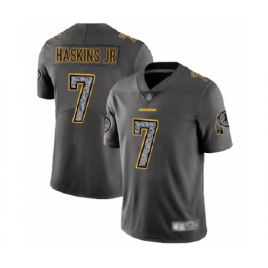 Men's Washington Redskins 7 Dwayne Haskins Limited Gray Static Fashion Football Jersey