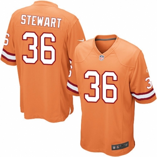 Men's Nike Tampa Bay Buccaneers 36 M.J. Stewart Limited Orange Glaze Alternate NFL Jersey