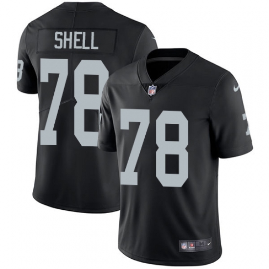 Youth Nike Oakland Raiders 78 Art Shell Black Team Color Vapor Untouchable Limited Player NFL Jersey